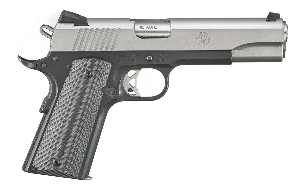 RUG SR1911 LT WGHT 45ACP BK 8R - Win Repeating Arms Promotion